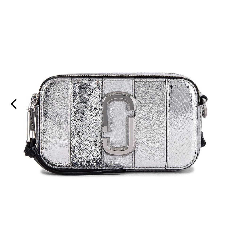 Marc Jacobs Silver Snapshot Bag